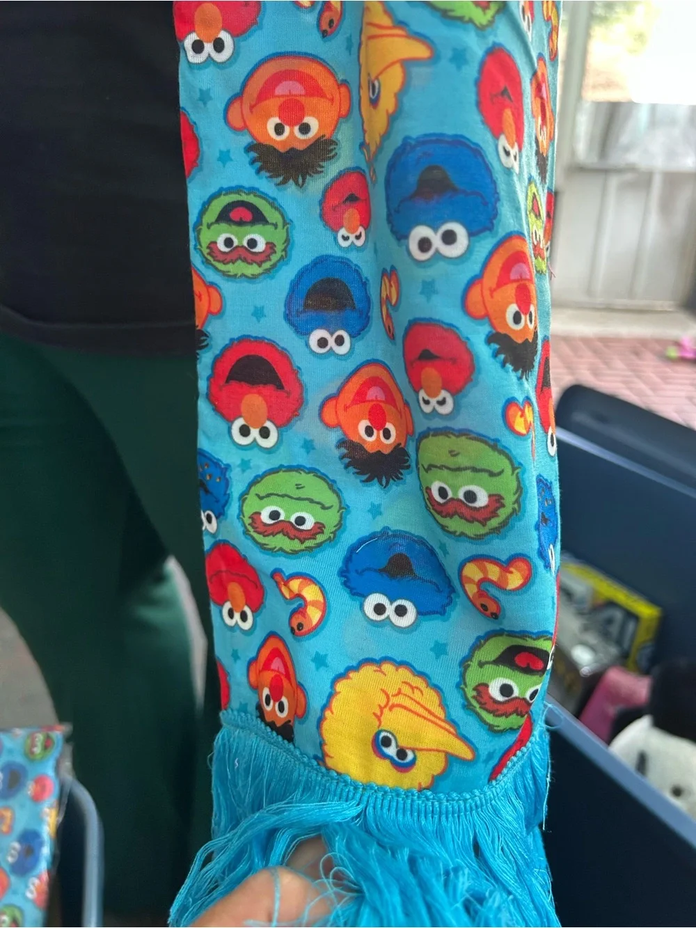 Sesame Street bright blue
